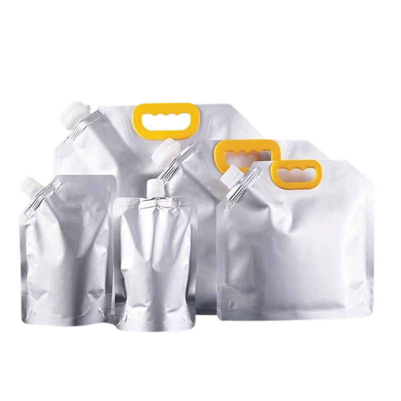 Customized 100ml 250ml 500ml Plastic Nozzle Bag Refill Liquid Packaging Pouches