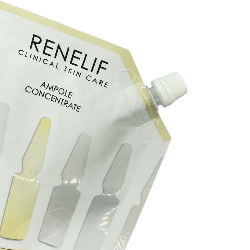 Digital Printing Security Gel Cream Suncream Spout Pouch Supplement Cosmetic Packaging 