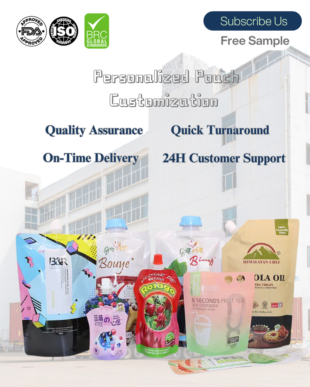 Custom Printing Flat Bottom Fruit Juice Packaging Spout Pouch Bags Custom Printing Flat Bottom Fruit Juice Packaging Spout Pouch Bags