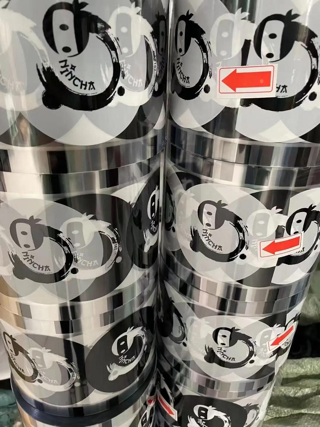 Custom Printed Cup Sealing Film | Logo Printed Roll Stock