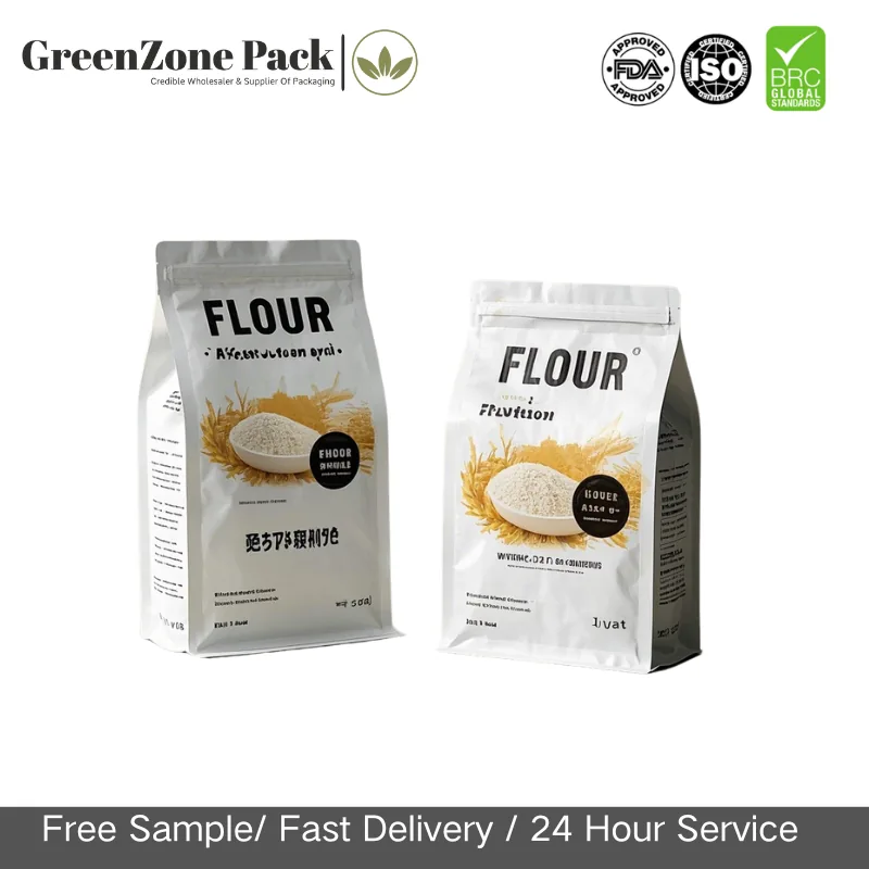 Custom Flour Packaging Bags | Printed Custom Flour Packaging Bags | Printed