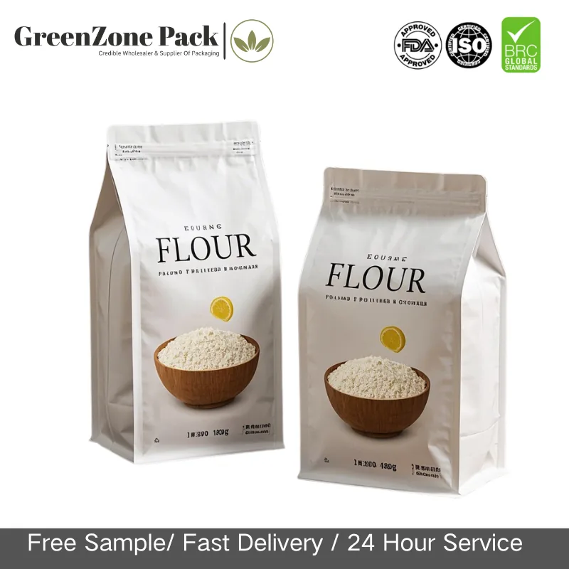 Custom Flour Packaging Bags | Printed Custom Flour Packaging Bags | Printed
