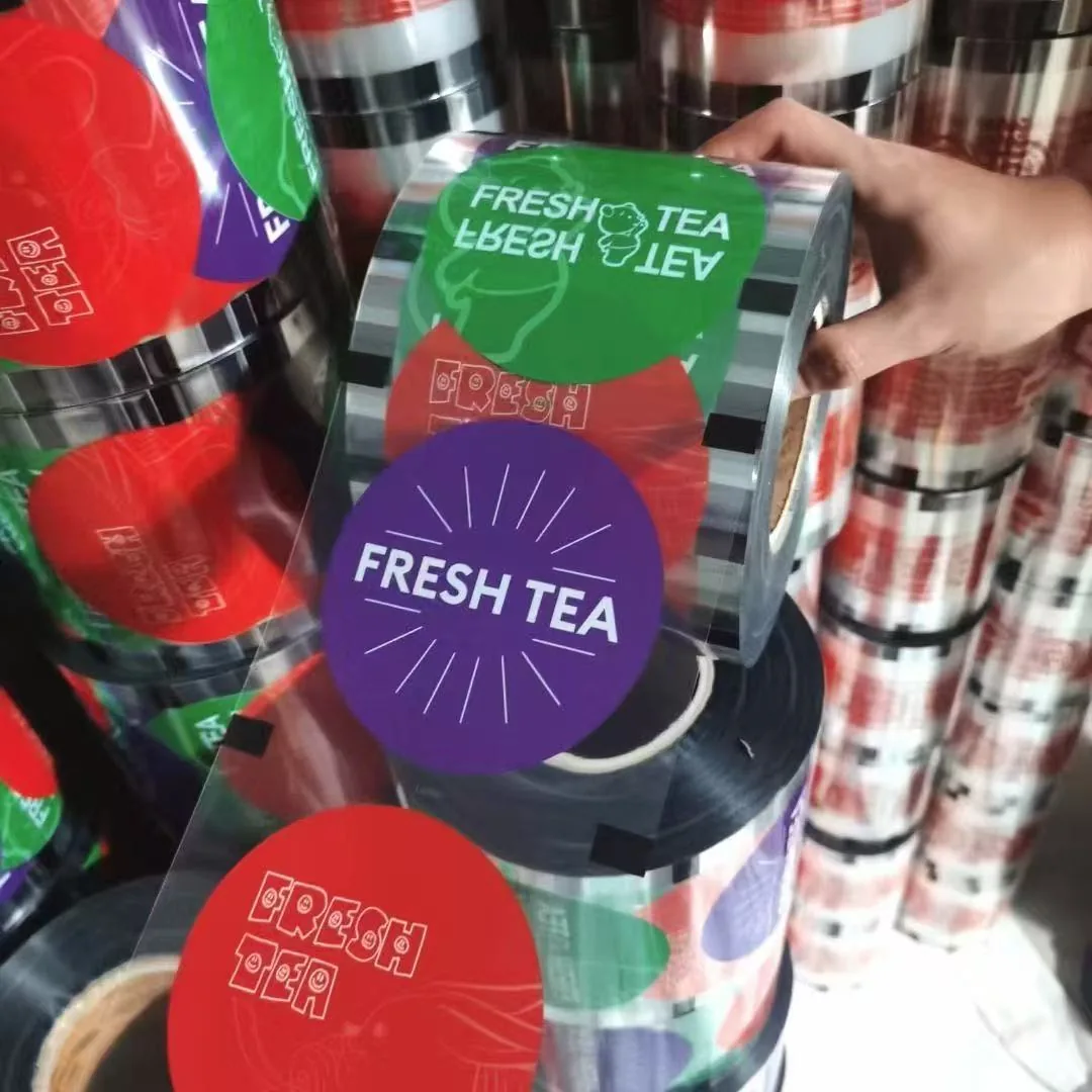 Juice and Dessert Cup Sealing Film | Printed Roll Stock Juice and Dessert Cup Sealing Film | Printed Roll Stock