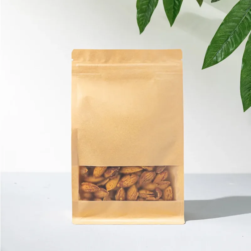 Kraft Paper Bags with Window | Custom Printed