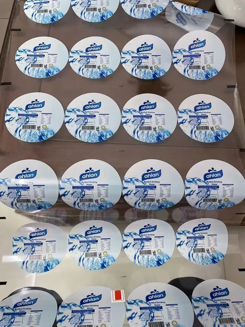 Mineral Water Cup Sealing Film | Custom Printed Roll Stock
