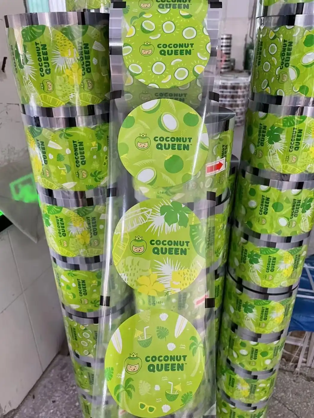 Plastic Cup Sealing Film | PP and PET Cup Lidding Roll Plastic Cup Sealing Film | PP and PET Cup Lidding Roll