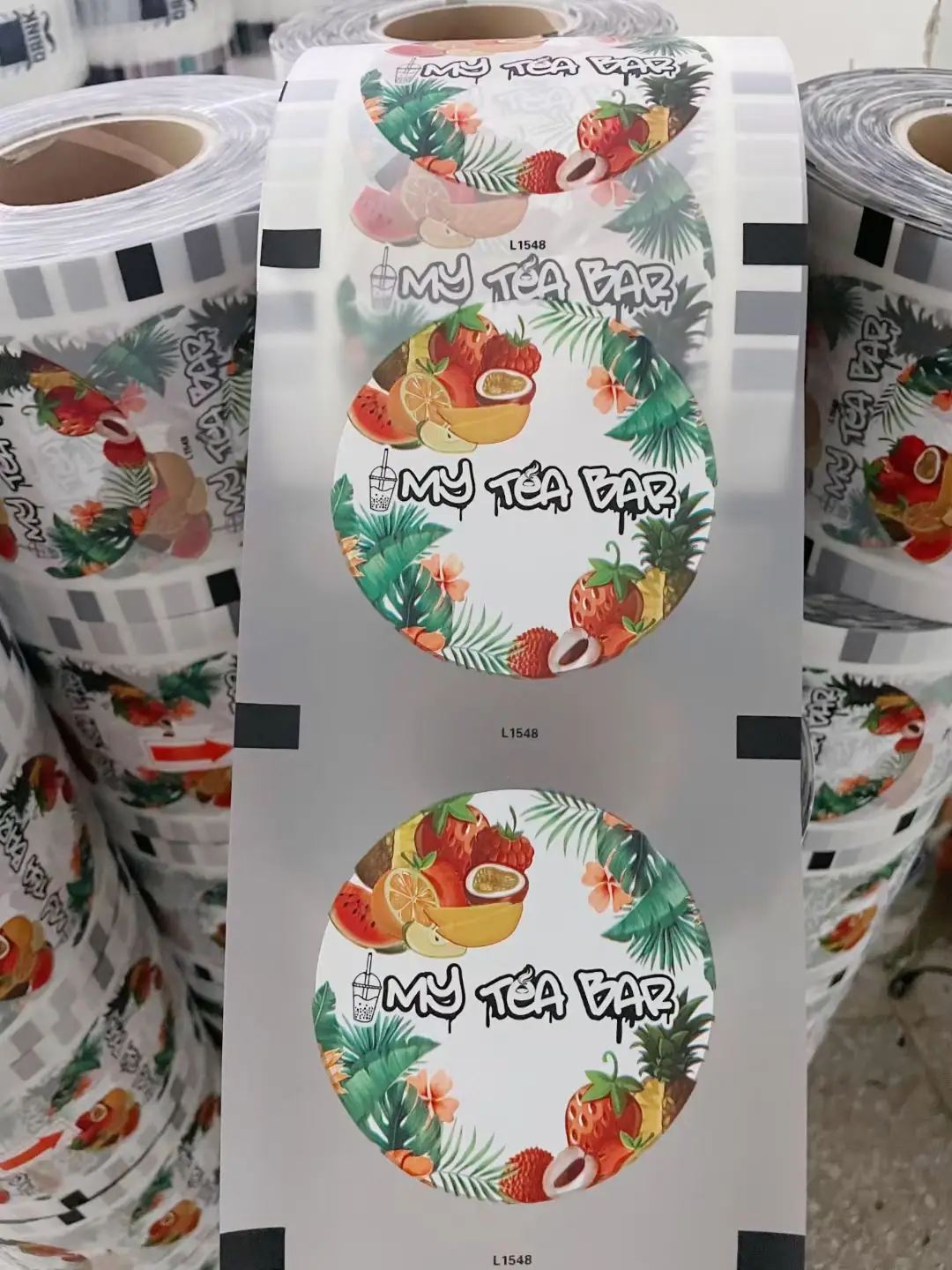 Plastic Cup Sealing Film | PP and PET Cup Lidding Roll Plastic Cup Sealing Film | PP and PET Cup Lidding Roll