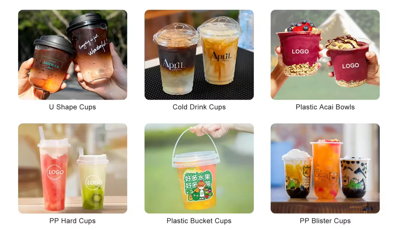 PET Dessert Cups and Acai Bowls | Clear Cups Wholesale